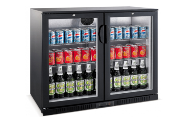 2 door back bar chiller