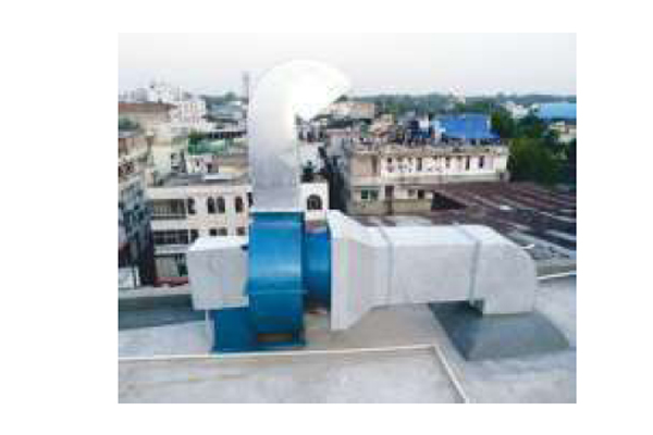 exhaust fresh air ducting