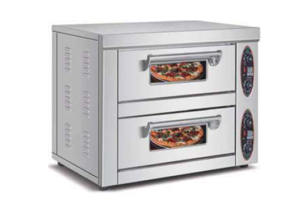Double Deck with Double Tray Pizza Oven
