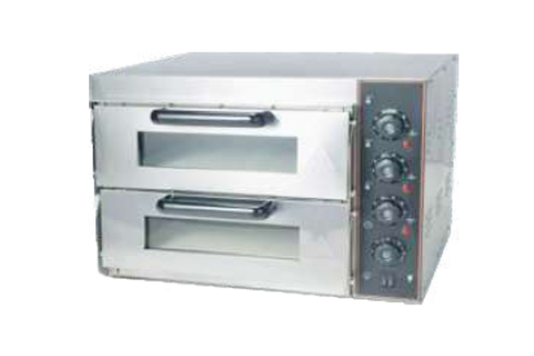 small double deck pizza oven